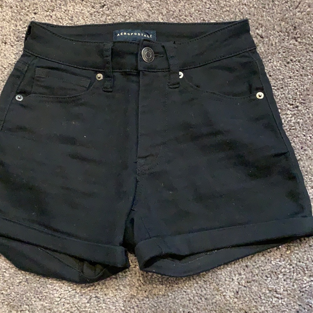 Aeropostale high waisted midi shorts.